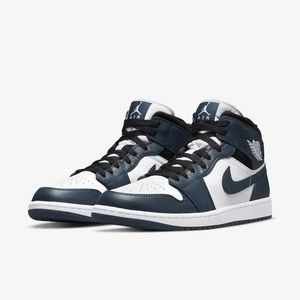 NEW Nike Air Jordan 1 Mid Armory Navy Blue (Size Men’s US 11, 12 & 13) AUTHENTIC